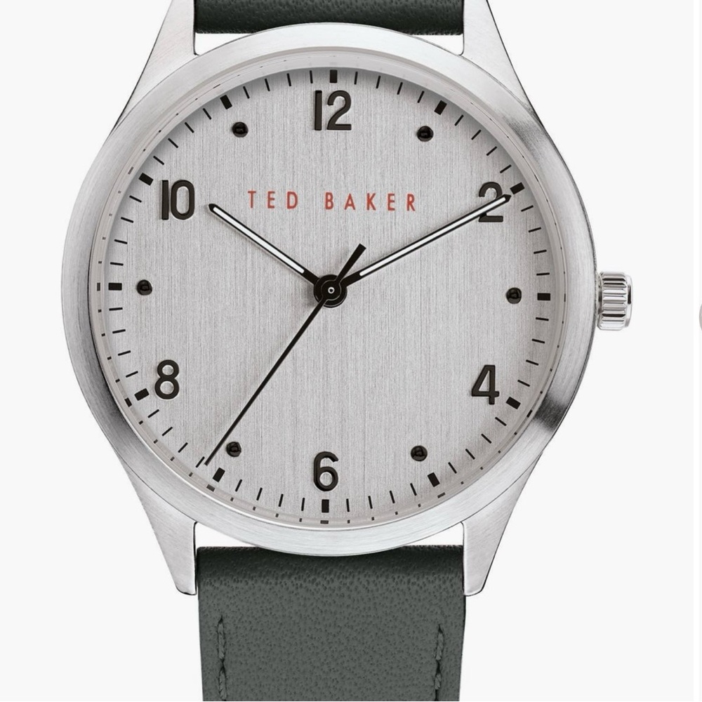 TED BAKER Manhatt Leather Strap 40mm Watch